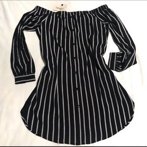 Forever 21, Off the shoulder mini dress.